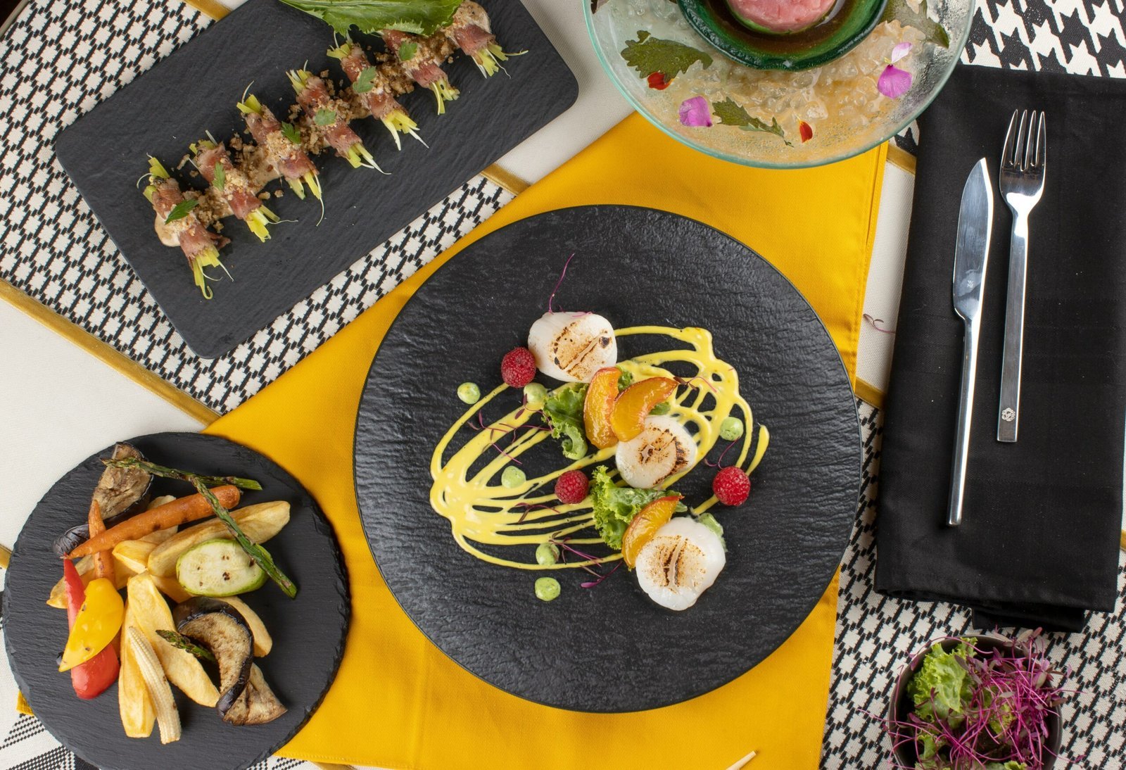 a plate of food